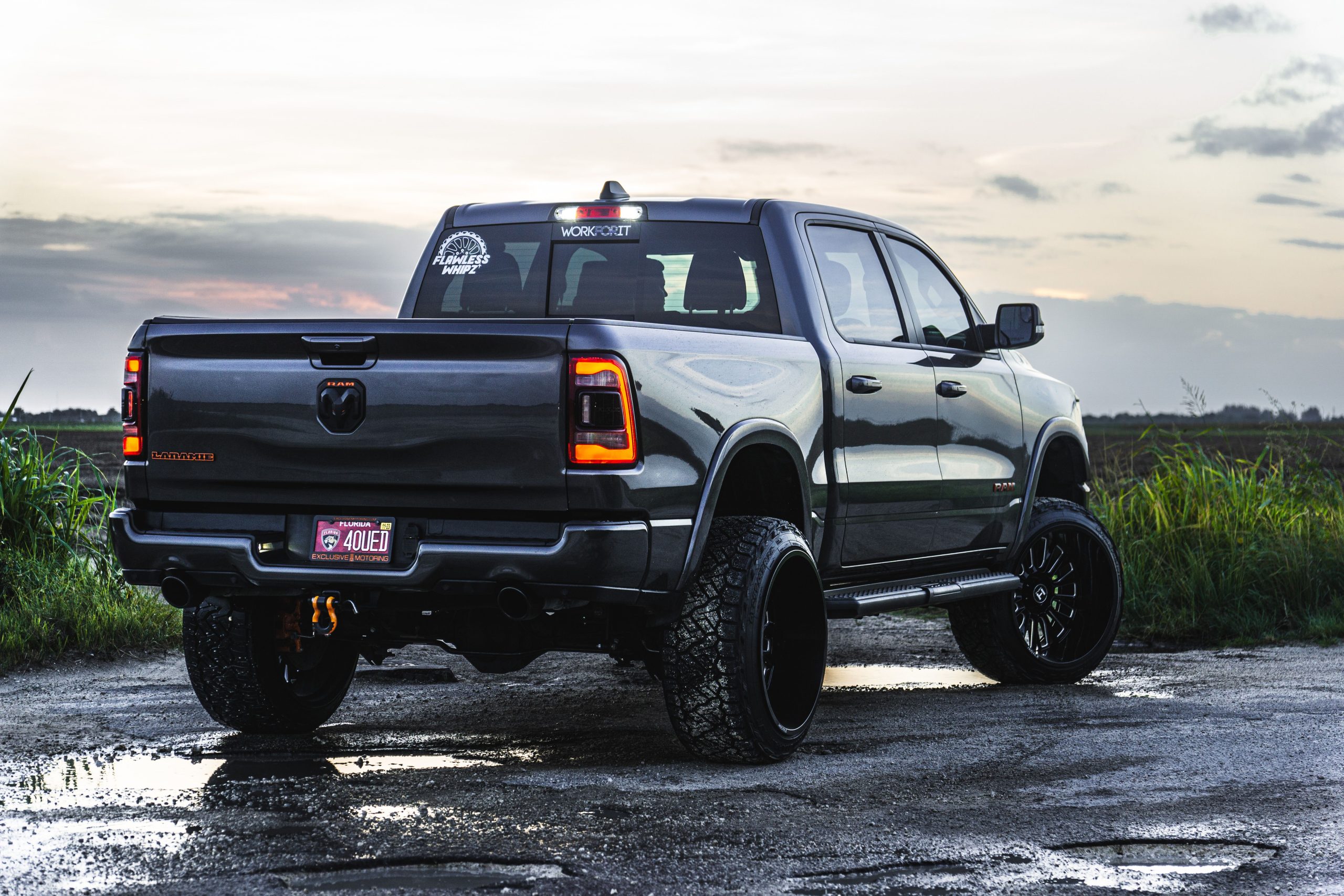 A pickup truck ready for car repair service in Bossier City